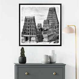 Obraz w ramie Indie - świątynie