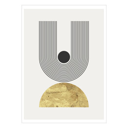 Plakat samoprzylepny Geometryczny plakat Bauhaus no 1