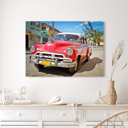 Obraz na płótnie Klasyczny Chevrolet w Trinidad na Kubie