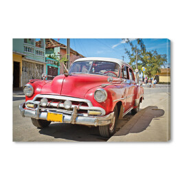 Obraz na płótnie Klasyczny Chevrolet w Trinidad na Kubie