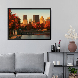 Obraz w ramie Montreal - panorama miasta