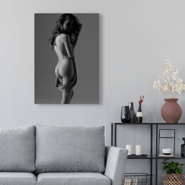 Obraz na płótnie Stojąca naga kobieta