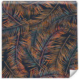 Tapeta samoprzylepna w rolce Tropikalny spójny wzór tropikalne liście