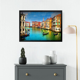 Obraz w ramie Gondole w Wenecji
