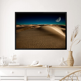 Obraz w ramie Noc na pustyni