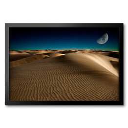 Obraz w ramie Noc na pustyni