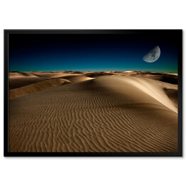 Plakat w ramie Noc na pustyni