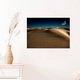 Plakat samoprzylepny Noc na pustyni