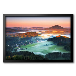 Obraz w ramie Halny w czeskich górach