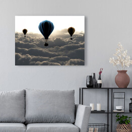 Balony nad chmurami