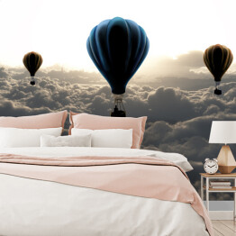 Fototapeta winylowa zmywalna Balony nad chmurami
