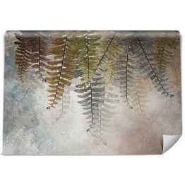 Fototapeta winylowa zmywalna tropikalne drzewa i liście do druku cyfrowego tapety, tapety na zamówienie - ilustracja 3D