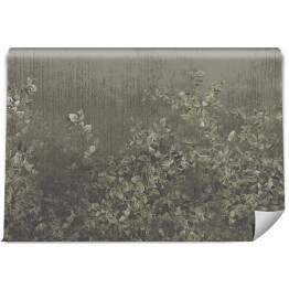 Fototapeta samoprzylepna ściana tekstura ciemny kolor, który przedstawia liście krzewów są ledwo widoczne sztuki rysunku fototapety