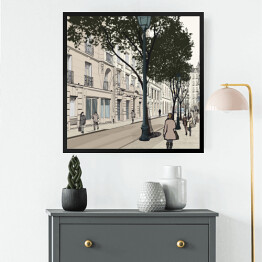 Obraz w ramie Rysunek Montmartre w Paryżu