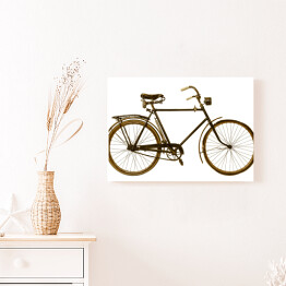 Obraz na płótnie Retro rower stylizowany na XIX wiek