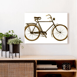 Obraz na płótnie Retro rower stylizowany na XIX wiek