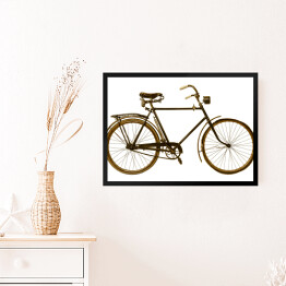 Obraz w ramie Retro rower stylizowany na XIX wiek
