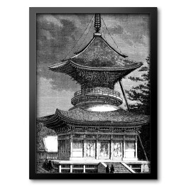 Obraz w ramie Świątynia - Japonia