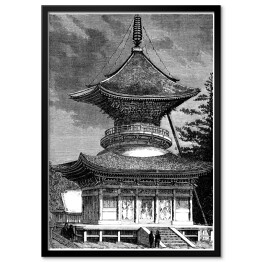 Plakat w ramie Świątynia - Japonia