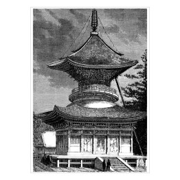 Plakat Świątynia - Japonia