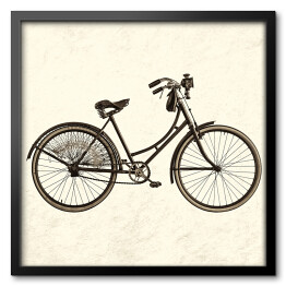 Obraz w ramie Retro rower