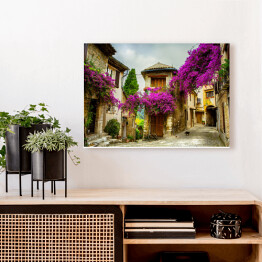 Obraz na płótnie Piękne stare miasto z Prowansji, Francja