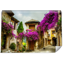 Fototapeta Piękne stare miasto z Prowansji, Francja