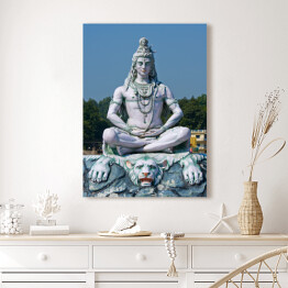 Obraz na płótnie Sziwa - statua w Rishikesh, India