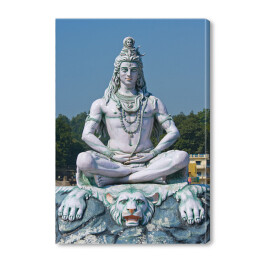 Obraz na płótnie Sziwa - statua w Rishikesh, India