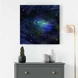 Obraz na płótnie Galaktyka - ilustracja
