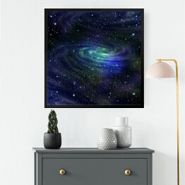 Obraz w ramie Galaktyka - ilustracja
