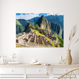 Plakat Mach Pichu widok na dawne miasto