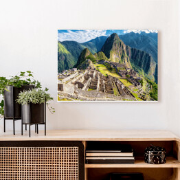 Obraz na płótnie Mach Pichu widok na dawne miasto