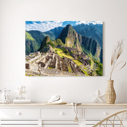 Obraz na płótnie Mach Pichu widok na dawne miasto