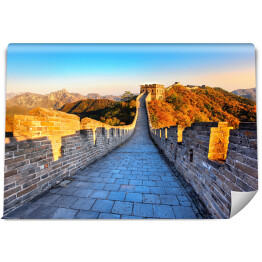Fototapeta winylowa zmywalna Spacer po Wielkim Murze, Chiny