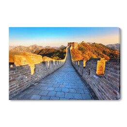 Obraz na płótnie Spacer po Wielkim Murze, Chiny