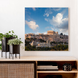 Obraz na płótnie Akropol ateński w Grecji w słoneczy dzień