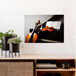 Plakat samoprzylepny Muzyka klasyczna - instrumenty