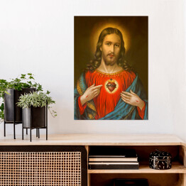 Plakat Obraz Serca Jezusa Chrystusa