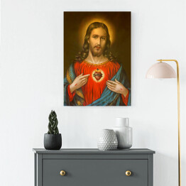 Obraz na płótnie Obraz Serca Jezusa Chrystusa