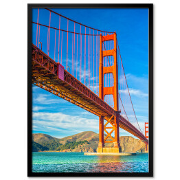 Golden Gate w słoneczny dzień, San Francisco, USA