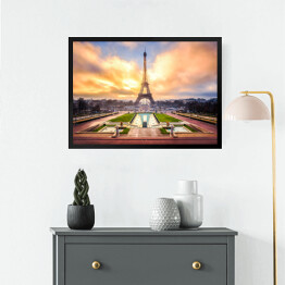 Obraz w ramie Wieża Eiffla w Paryżu