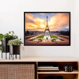 Obraz w ramie Wieża Eiffla w Paryżu