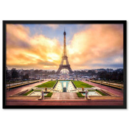 Plakat w ramie Wieża Eiffla w Paryżu