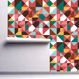 Tapeta samoprzylepna w rolce Geometryczne kolorowe kształty