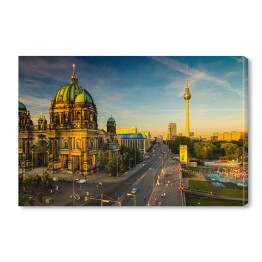 Obraz na płótnie Berlin - widok na miasto