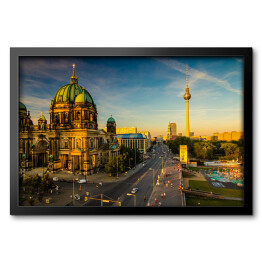 Obraz w ramie Berlin - widok na miasto