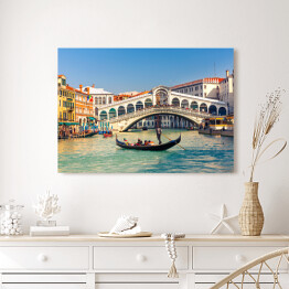Obraz na płótnie Most Rialto w Wenecji 