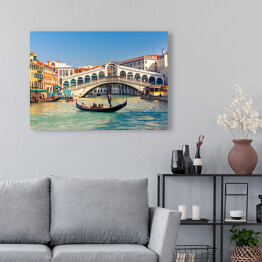 Obraz na płótnie Most Rialto w Wenecji 