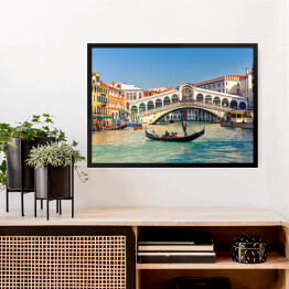 Obraz w ramie Most Rialto w Wenecji 